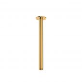 Oltens Aera ramię prysznicowe sufitowe 25 cm złoty połysk 39404800