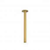 Oltens Aera ramię prysznicowe sufitowe 25 cm złoto szczotkowane 39404810