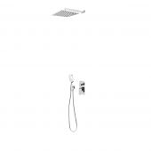 Zestaw Oltens Gota bateria podtynkowa z deszczownicą 30 cm Sondera (S) i kompletem prysznicowym Driva EasyClick (34101100, 37003100, 39401100, 37102110, 37200100, 39303100)