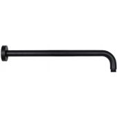 Paffoni ramię prysznicowe ścienne 40 cm czarny mat ZSOF034NO