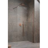 Radaway Modo X Brushed Copper II ścianka prysznicowa walk-in 140 cm miedź szczotkowana/szkło przezroczyste 389344-93-01