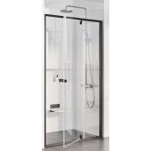 Ravak Pivot PDOP2-110 drzwi prysznicowe 110 cm czarny mat/szkło przezroczyste 03GD0300Z1