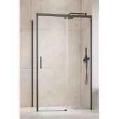 Radaway Idea Brushed GunMetal S1 ścianka prysznicowa 90 cm gunmetal szczotkowany/szkło przezroczyste 387050-92-01L