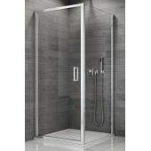 SanSwiss TOP-Line ścianka prysznicowa 90 cm boczna srebrny połysk/szkło przezroczyste TOPF09005007