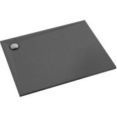 Schedline Libra Anthracite Stone brodzik prostokątny 110x90 cm antracyt 3SP.L1P-90110/A/ST
