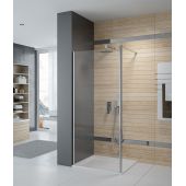 Sanplast Prestige P/PRIII Walk-In ścianka prysznicowa 80 cm srebrny błyszczący/szkło przezroczyste 600-073-1420-38-401