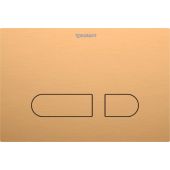 Duravit DuraSystem A1przycisk spłukujący do WC brąz szczotkowany WD5012044000