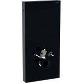 Geberit Monolith moduł sanitarny do WC wiszącego szkło czarne/aluminium czarny chrom 131.021.SJ.6