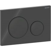Geberit Sigma przycisk spłukujący do WC chrom błyszczący-czarny mat 115.882.14.1