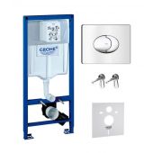 Zestaw Grohe Rapid SL z przyciskiem Skate Air chrom błyszczący (38539001, 38506000)