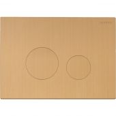 Oltens Lule przycisk spłukujący do WC złoto szczotkowane 57102810