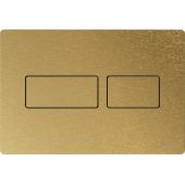 Tece Solid przycisk spłukujący do WC mosiądz szczotkowany 9240445