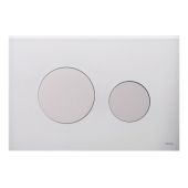 Tece Loop przycisk spłukujący do WC szkło białe/biały 9.240.650