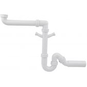 Blanco syfon zlewozmywakowy rurowy płaski biały 137287