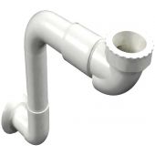 Actima syfon do umywalki rurowy biały INNL.1219.SET.01.WH