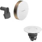 Hansgrohe Exafill syfon do wanny biały-złoty 58119140
