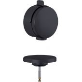 Kludi Rotexa zestaw wykończeniowy syfonu czarny mat 7182639-00