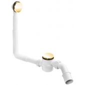 McAlpine syfon do wanny i głębokiego brodzika złoty HC2600CL-GOLD