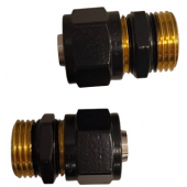 Imers Modern złączka przyłączeniowa do zaworów czarna A00215