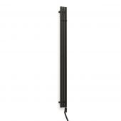 Oltens Stang Square (e) grzejnik elektryczny 180x13 cm czarny mat 55124300