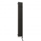 Oltens Stang S (e) grzejnik elektryczny 180x28 cm czarny mat 55127300