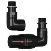 Radox RX2T zestaw termostatyczny prawy czarny matowy VT-RX-2T.9005M.OS.P