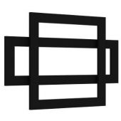 Radox Combi grzejnik łazienkowy dekoracyjny 60x90 cm czarny strukturalny RX-CO.002T.600.900