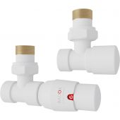 Radox RX122 zestaw termostatyczny kątowy biały matowy VT-RX-122.9016M K