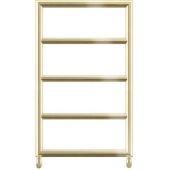 Zehnder Pera grzejnik łazienkowy drabinkowy 80x50 cm mosiądz PER-080-050-N209