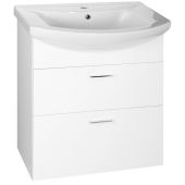 Aqualine Zoja szafka 60 cm podumywalkowa stojąca biała 51061A