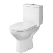 Cersanit City kompakt WC CleanOn z deską wolnoopadającą biały K35-035
