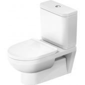 Duravit No.1 miska WC kompakt wisząca bez kołnierza Rimless HygieneGlaze biała 25120920002