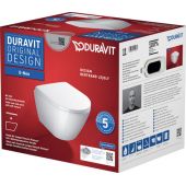 Duravit D-Neo miska WC z deską wolnoopadającą wisząca bez kołnierza biały 45880900A1