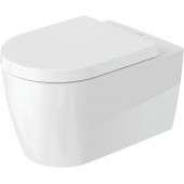 Duravit ME by Starck miska WC wisząca Rimless z deską sedesową wolnoopadającą WonderGliss biały 45290900A11