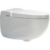 Kludi Cleantronic toaleta myjąca wisząca bez kołnierza ze spłukiwaniem wirowym biała 16WCW0143