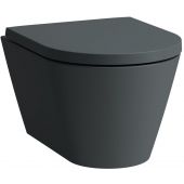 Laufen Kartell miska WC wisząca bez kołnierza grafitowy mat H8203337580001