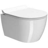 GSI Pura miska WC wisząca bez kołnierza Bianco Lucido 880211