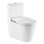 Roca Inspira In-wash zestaw WC kompakt stojący Rimless z deską myjącą biały A80306L001