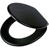 Tiger Blackwash deska sedesowa wolnoopadająca czarna 252030746