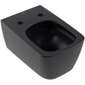 Villeroy & Boch Subway 3.0 miska WC wisząca bez kołnierza ze spłukiwaniem wirowym CeramicPlus Pure Black 4610T0R7