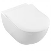 Villeroy & Boch Subway 2.0 Combi-Pack miska WC wisząca bez kołnierza z deską wolnoopadającą Weiss Alpin 5614R201