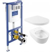 Villeroy & Boch ViConnect zestaw stelaż z miską i deską biały ( 92242700, 5656R001, 9M77C101)