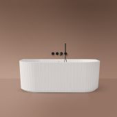 Oltens Hamnes wanna przyścienna 160x75 cm biała 12025000