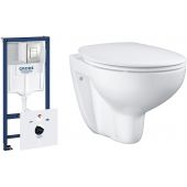 Grohe Bau Ceramic zestaw podtynkowy stelaż 5w1 z miską i deską wolnoopadającą (39449000, 39351000)