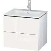 Zestaw Duravit L-Cube Me by Starck umywalka z szafką 60 cm biały/połysk (LC624002222, 2336630000)