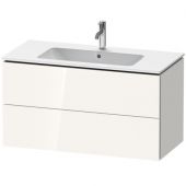 Zestaw Duravit L-Cube Me by Starck umywalka z szafką 102 cm biały/połysk (LC624202222, 2336100000)