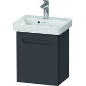 Zestaw Duravit No.1 umywalka z szafką 39 cm lewa grafit mat/biały (N14266L49490000, 07434500002)