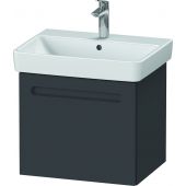 Zestaw Duravit No.1 umywalka z szafką 54 cm grafit mat/biały (N14281049490000, 23756000002)