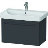 Zestaw Duravit No.1 umywalka z szafką 74 cm grafit mat/biały (N14283049490000, 23758000002)