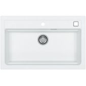 Alveus Atrox 40 zlewozmywak granitowy 79x50 cm Granital biały 1140443